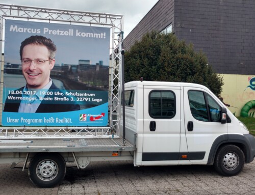 Wahlkampfauftakt in Lippe mit Markus Pretzell – Litomobile auch in OWL
